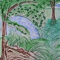Pebble Creek Painting by Tina Marie Gill Pebble Creek Painting by Tina Marie Gill