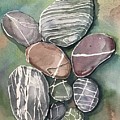 Pebbles Painting by Luisa Millicent Pebbles Painting by Luisa Millicent
