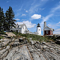 Pemaquid Point Lighthouse Maine Photograph by Veronica Batterson Pemaquid Point Lighthouse Maine Photograph by Veronica Batterson
