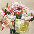 Peonies and Poppies by Roxanne Dyer