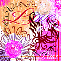 Peony Floral Collage in Pink and Orange Digital Art by Delynn Addams Peony Floral Collage in Pink and Orange Digital Art by Delynn Addams