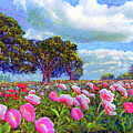 Peony Heaven Painting by Jane Small Peony Heaven Painting by Jane Small