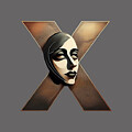 Personality Alphabet - Letter X by Christina Fairhead Art and Merch