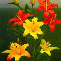 Peruvian Lilies by Sterling and Thorn