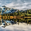 Picture Lake Summer Photograph by Tony Locke