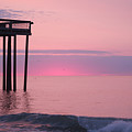 Pink Dawn At The Pier Photograph by Robert Banach Pink Dawn At The Pier Photograph by Robert Banach