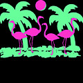 Pink Flamingos Digital Art by Flippin Sweet Gear Pink Flamingos Digital Art by Flippin Sweet Gear