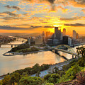 Pittsburgh Mt Washington Sunrise August 2022 Photograph by Adam Jewell Pittsburgh Mt Washington Sunrise August 2022 Photograph by Adam Jewell