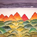 Planetscape Gamma Painting by John Klobucher Planetscape Gamma Painting by John Klobucher