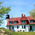 Point Betsie Lighthouse From the Road by Robert Carter