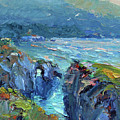 Point Lobos Painting by John McCormick Point Lobos Painting by John McCormick