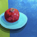Pomegranate Painting by Anne Marie Brown Pomegranate Painting by Anne Marie Brown