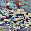 Pond Lilies at the End of Summer Mixed Media by Christopher Reed Pond Lilies at the End of Summer Mixed Media by Christopher Reed