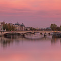 Pont du Carrousel and the Seine, Paris Photograph by Adrian Hendroff