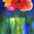 Poppies in Vase Painting by Hailey E Herrera Poppies in Vase Painting by Hailey E Herrera