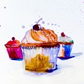 Popular Cupcake Painting by Lisa Kaiser Popular Cupcake Painting by Lisa Kaiser