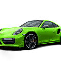 Porsche 911 991 Turbo S Digitally Drawn - Light Green Digital Art by Moospeed Art Porsche 911 991 Turbo S Digitally Drawn - Light Green Digital Art by Moospeed Art