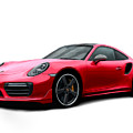 Porsche 911 991 Turbo S Digitally Drawn - Red Digital Art by Moospeed Art Porsche 911 991 Turbo S Digitally Drawn - Red Digital Art by Moospeed Art