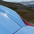 Porsche Boxster 981 Curves Digital Oil Painting - French Blue Digital Art by Moospeed Art Porsche Boxster 981 Curves Digital Oil Painting - French Blue Digital Art by Moospeed Art