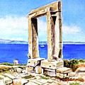Portara Apollo Temple Naxos Greece Painting by Carlin Blahnik CarlinArtWatercolor Portara Apollo Temple Naxos Greece Painting by Carlin Blahnik CarlinArtWatercolor
