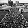 Portland Protest #2 BW Photograph by Andrew Wallner Portland Protest #2 BW Photograph by Andrew Wallner