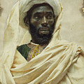Portrait of a Moroccan man Painting by Jose Tapiro y Baro Portrait of a Moroccan man Painting by Jose Tapiro y Baro
