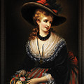 Portrait Of A Noble Woman by Alois Eckhardt Painting by Rolando Burbon Portrait Of A Noble Woman by Alois Eckhardt Painting by Rolando Burbon