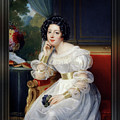 Portrait Of A Young Lady by Louis Hersent Fine Art Old Masters Reproduction Painting by Rolando Burbon Portrait Of A Young Lady by Louis Hersent Fine Art Old Masters Reproduction Painting by Rolando Burbon