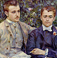 Portrait of Charles and Georges Painting by Pierre Auguste Renoir Portrait of Charles and Georges Painting by Pierre Auguste Renoir