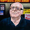 Portrait of Moe Simon Painting by Christopher Shellhammer Portrait of Moe Simon Painting by Christopher Shellhammer