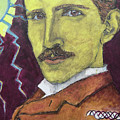 Portrait of Nikola Tesla by Vibeke Moldberg Portrait of Nikola Tesla by Vibeke Moldberg