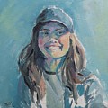 Portrait - Yvonne Painting by Sheila Romard Portrait - Yvonne Painting by Sheila Romard