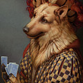 Pokerdog German Shepherd Pastel by Kurt Wenner Pokerdog German Shepherd Pastel by Kurt Wenner