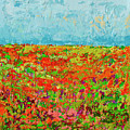 Prairie of WildFlower Field - Modern Impressionist Artwork Painting by Patricia Awapara Prairie of WildFlower Field - Modern Impressionist Artwork Painting by Patricia Awapara