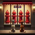 Precious Memories #10 - Window Shopping with BFF by Ronald Mills