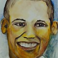 President Barack Obama Painting by Saundra Johnson President Barack Obama Painting by Saundra Johnson