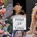 Proud Elf Family Mixed Media by Nancy Ayanna Wyatt Proud Elf Family Mixed Media by Nancy Ayanna Wyatt