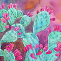 Psychodelic Opuntia Painting by Espero Art Psychodelic Opuntia Painting by Espero Art