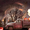 Pumpkins under the Halloween Country Moon Photograph by Debra and Dave Vanderlaan Pumpkins under the Halloween Country Moon Photograph by Debra and Dave Vanderlaan
