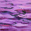Purple Sea Painting by Maria Meester Purple Sea Painting by Maria Meester