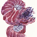 Purple Worm Painting by George Cret Purple Worm Painting by George Cret