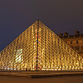 Pyramids at Louvre, Paris Photograph by Adrian Hendroff