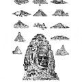 Pyramids of the World Drawing by Trevor Grassi Pyramids of the World Drawing by Trevor Grassi