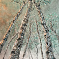 Quaking Aspens Painting by Linda Donlin Quaking Aspens Painting by Linda Donlin