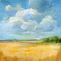 Quiet - Nebraska Skies Painting by Annie Troe Quiet - Nebraska Skies Painting by Annie Troe