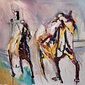 Race Perseverance Painting by John Gholson Race Perseverance Painting by John Gholson