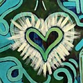 Radiant Heart Painting by Sylvia Becker-Hill Radiant Heart Painting by Sylvia Becker-Hill