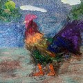 Rainbow Cock Mixed Media by David Westwood Rainbow Cock Mixed Media by David Westwood