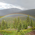 Rainbow in the Valley Photograph by Aaron Spong Rainbow in the Valley Photograph by Aaron Spong