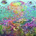 Rainbow Jellyfish and Friends Digital Art by Kevin Middleton Rainbow Jellyfish and Friends Digital Art by Kevin Middleton